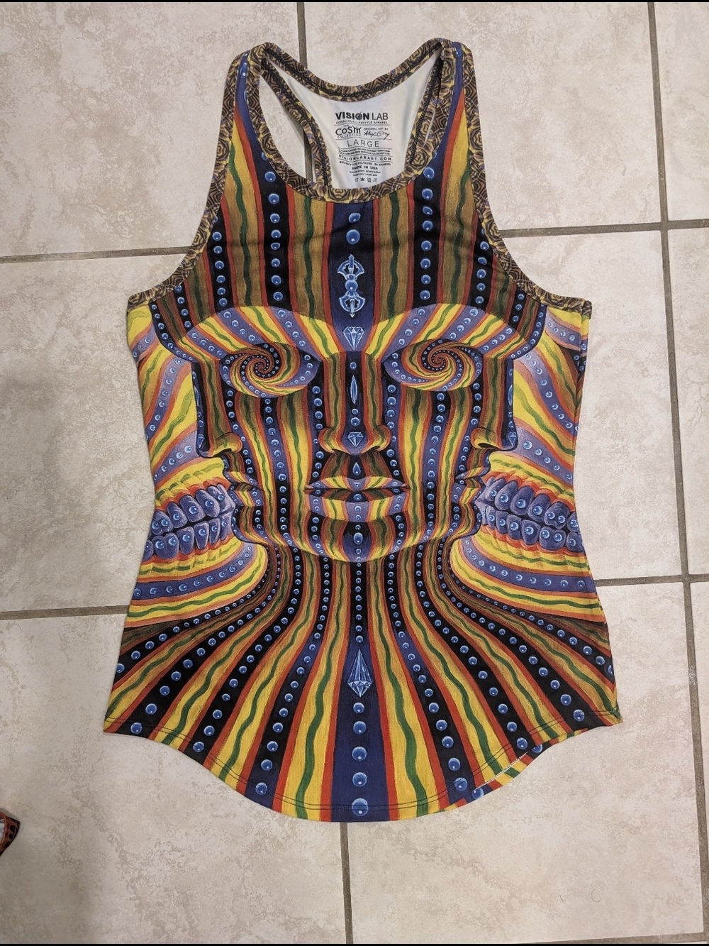Rare Alex Grey Bardo Being Vision Lab COSM Tank